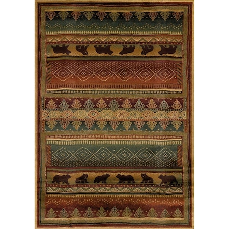 Rlm Distribution 7 ft. 10 in. x 10 ft. 6 in. Manhattan Tucson Oversize Rug Light Blue HO3657936